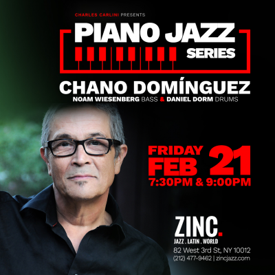 Piano Jazz: Chano Domi­nguez at Zinc Bar