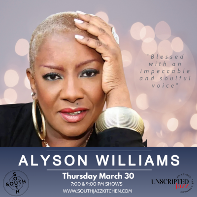 Alyson Williams at South Jazz Club - event poster Alyson Williams at South Jazz Club