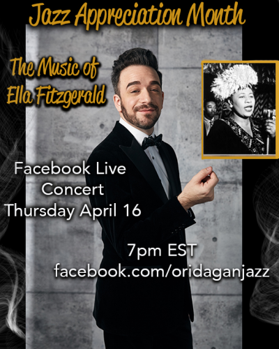 Ori Dagan's Jazz Appreciation Month: Tribute To Ella Fitzgerald at Facebook Live - event poster Ori Dagan's Jazz Appreciation Month: Tribute To Ella Fitzgerald at Facebook Live