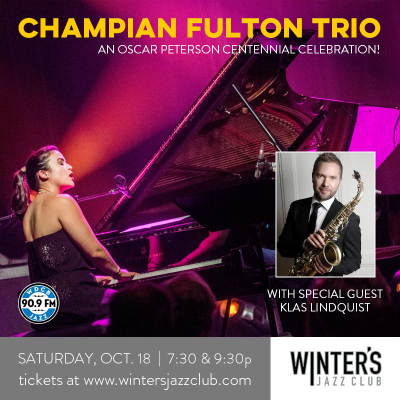 Champian Fulton Trio at Winter's Jazz Club