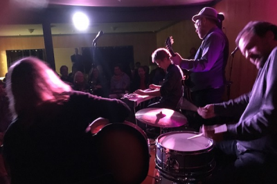 Rich Hinman Vs. Adam Levy at Blue Guitar @ Arroyo Seco Golf Course - event poster Rich Hinman Vs. Adam Levy at Blue Guitar @ Arroyo Seco Golf Course