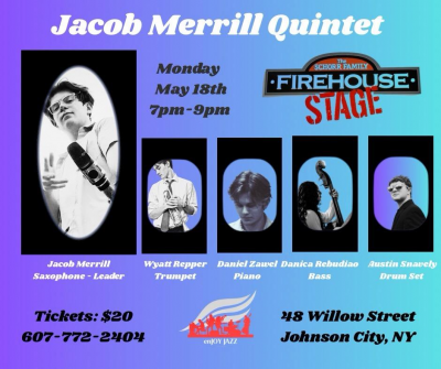 enJOY Jazz Concert with The Jacob Merrill Quintet at Schorr Family Firehouse Stage