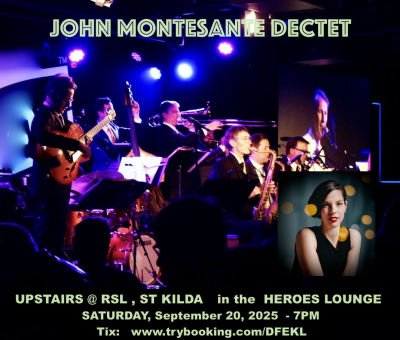 John Montesante Jazz Dectet feat. Georgia Brooks + Craig Schneider
