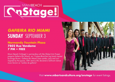 Gafieira Rio Miami At Normandy Fountain Sept 3 @7 at Normandy Fountain