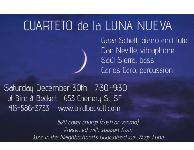 Cuarteto De La Luna Nueva at Bird & Beckett Books & Records
