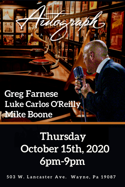 The Greg Farnese Trio at Autograph Brasserie