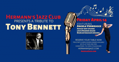 Tribute To Tony Bennett By Internationally Touring Jazz Vocalist Angela Verbrugge at The Coda