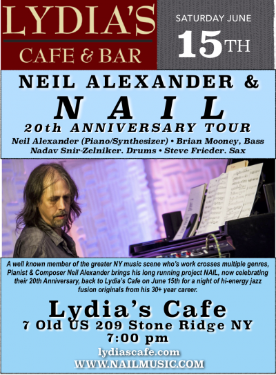 Neil Alexander & Nail at Lydia's Cafe