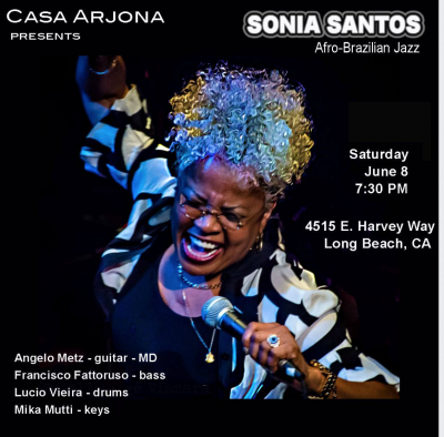 Afro-brazilian Jazz With Sonia Santos! at Casa Arjona