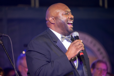 Lenard Rutledge At First Friday at First Friday Music Series at Normandy Fountain