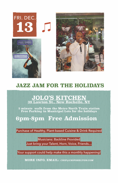 Jazz Jam For The Holidays at Jolo's Kitchen