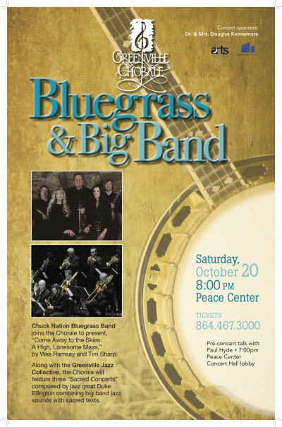 Bluegrass And Big Band at Peace Center