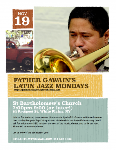 Papo Vazquez Latin Jazz Quintet at Saint Bartholomew's Church