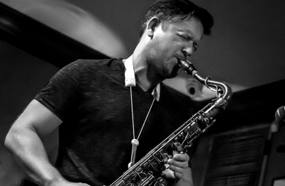 Saxophonist Paul Booth at The Elephant Inn