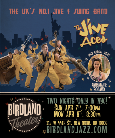 The Jive Aces At Birdland at Birdland - event poster The Jive Aces At Birdland at Birdland