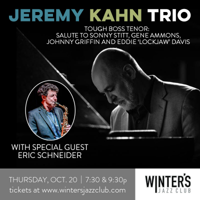 Jeremy Kahn Quartet at Winter's Jazz Club