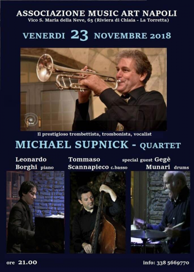 Michael Supnick Quartet Live @ Music Art, Naples, Italy at Music Art