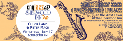 Chuck Lamb & Peter Mack at Sherwood Inn