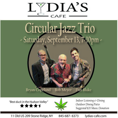 Circular Jazz Trio at Lydia's Cafe