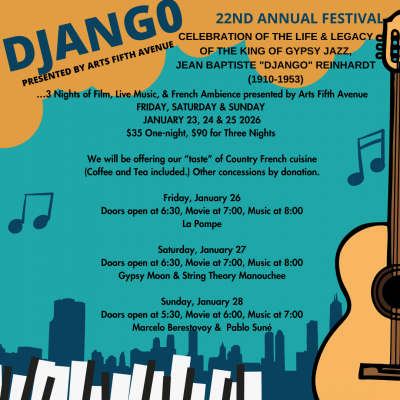 22nd Annual Django Reinhardt Festival: Fw at Django Reinhardt Festival - Fort Worth at Arts Fifth Avenue