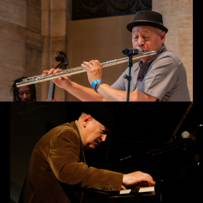 John Calloway & Larry Vuckovich at Piedmont Piano Company