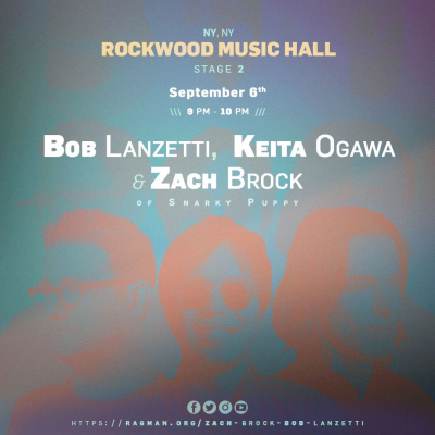 Zach Brock, Bob Lanzetti & Keita Ogawa at Rockwood Music Hall