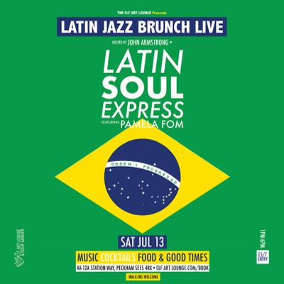 Latin Jazz Brunch Live With Latin Soul Express Trio And Pamela Fom (live) at The CLF Art Lounge And Roof Garden