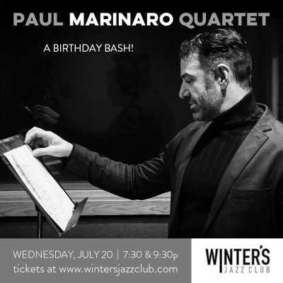 Paul Marinaro Quartet at Winter's Jazz Club
