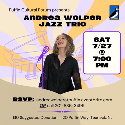 Andrea Wolper Trio at Puffin Cultural Forum