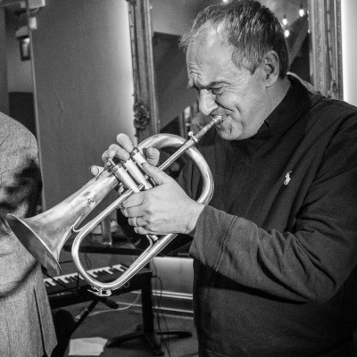 Richard Iles’ Miniature Brass Emporium: New Futures Ii at Manchester Jazz Festival at The Stoller Hall - event poster Richard Iles’ Miniature Brass Emporium: New Futures Ii at Manchester Jazz Festival at The Stoller Hall