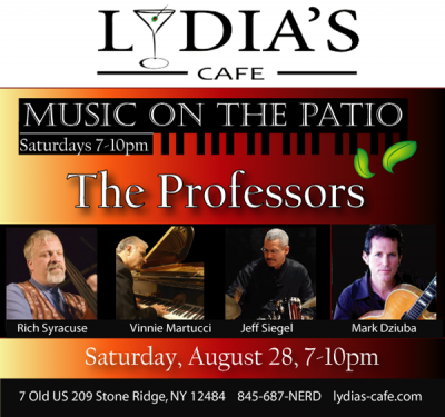 The Professors at Music On The Patio at Lydia's Cafe