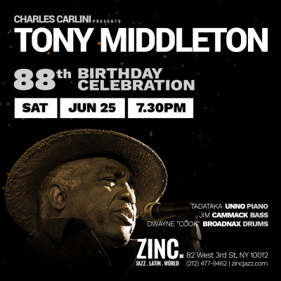 Tony Middleton 88th Birthday Celebration at Zinc Bar