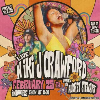 Niki J Crawford Live At Jam In The Van at Jam In The Van - event poster Niki J Crawford Live At Jam In The Van at Jam In The Van