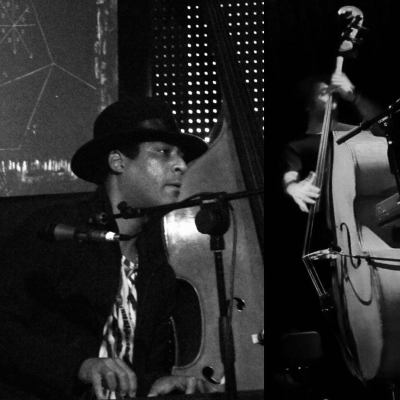 Michelle Fragoso & Jose Gola Duo Downstairs In The Cellar at Le Chat Noir De Salis