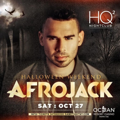 Afrojack Halloween 2018 Party At Ocean Resort Casino Hq2 Nightclub at Ocean Resort Casino - event poster Afrojack Halloween 2018 Party At Ocean Resort Casino Hq2 Nightclub at Ocean Resort Casino
