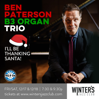 Ben Paterson Trio - I'll Be Thanking Santa at Winter's Jazz Club