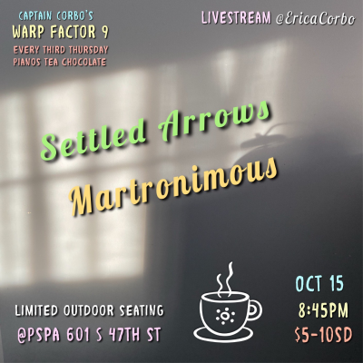 Warp Factor 9 Livestream: Settled Arrows/martronimous at The Philadelphia Suzuki Piano Academy - event poster Warp Factor 9 Livestream: Settled Arrows/martronimous at The Philadelphia Suzuki Piano Academy