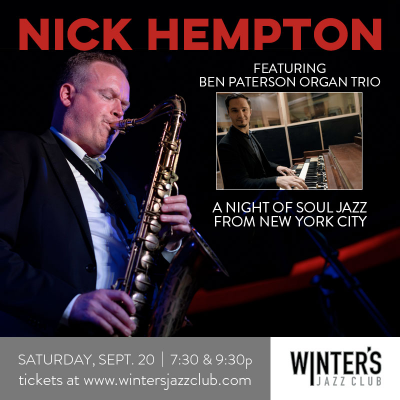 Nick Hempton at Winter's Jazz Club