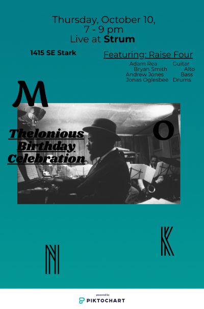 Thelonious Monk Birthday Celebration at Strum Pdx