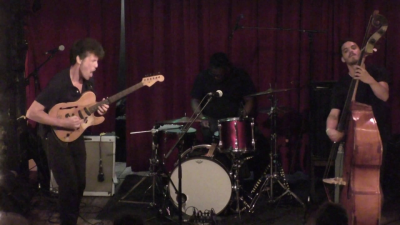 Brandon Seabrook, Brandon Lopez & Gerald Cleaver at 244 Rehearsal Studios - Black Box Theatre