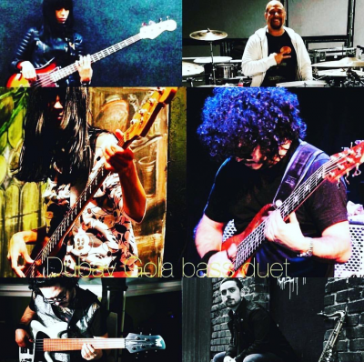 Dubay-gola Elektrik Bass Duet Feat Waldo Madera Drums -manny Echazabal Saxs at Le Chat Noir De Salis