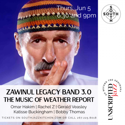 Zawinul Legacy Band 3.0: The Music Of Weather Report at South Jazz Club