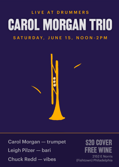 Carol Morgan Trio at Drummers