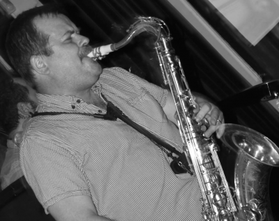Saxophonist Roberto Manzin at The Elephant Inn