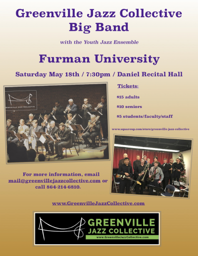 Greenville Jazz Collective Big Band Concert at Furman University