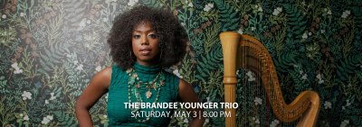 The Brandee Younger Trio at Flushing Town Hall - event poster The Brandee Younger Trio at Flushing Town Hall