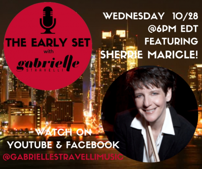 The Early Set Welcomes Sherrie Maricle at Facebook Live - Online - event poster The Early Set Welcomes Sherrie Maricle at Facebook Live - Online