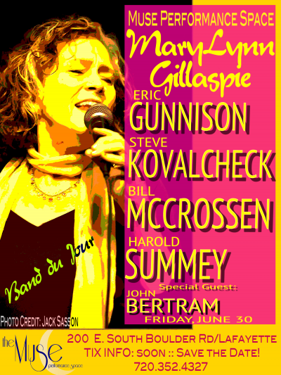 MaryLynn Gillaspie's Band Du Jour! at The Muse Performance Space
