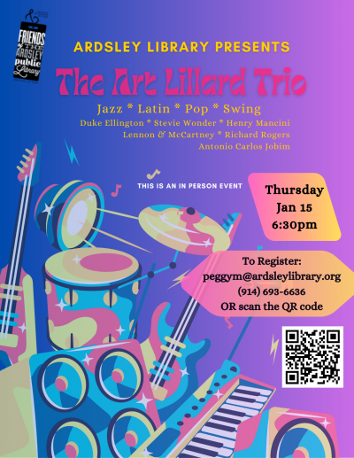 Art Lillard's On-time Trio at Ardsley Public Library