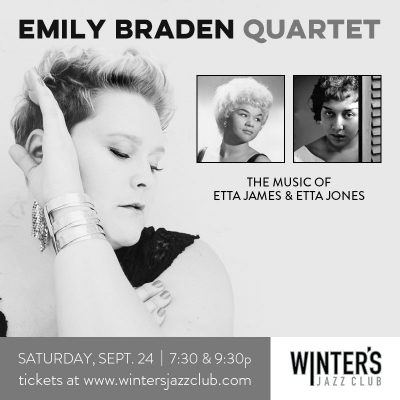 Emily Braden Quartet at Winter's Jazz Club